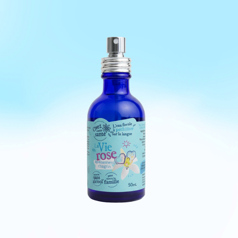 Flacon La Vie en Rose de la marque Osez Votre Santé, complément 100% naturel et Bio, fabriqué en France.