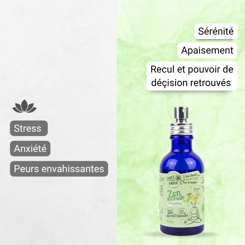 Utilisation du spray sublingual pour apaiser l'anxiété et l'agitation nerveuse sans causer de somnolence.